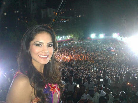 Sunny Leone, Shweta Tiwari at Dahi Handi celebrations